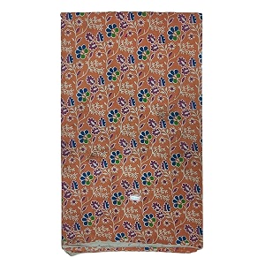 kalamkari printed cotton unstitched blouse kurthi long frock fabric material for women