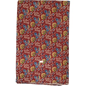 kalamkari printed cotton unstitched blouse kurthi long frock fabric material for women