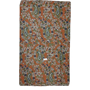 kalamkari printed cotton unstitched blouse kurthi long frock fabric material for women
