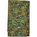 Kalamkari Printed Cotton Unstitched Blouse, Kurthi, Long frock fabric material for women