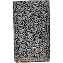Kalamkari Printed Cotton Unstitched Blouse, Kurthi, Long frock fabric material for women