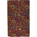 Kalamkari Printed Cotton Unstitched Blouse, Kurthi, Long frock fabric material for women