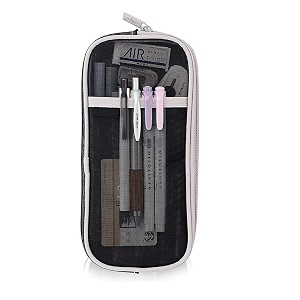 sturdy mesh pencil case pouch for girls amp boys cosmetics bag travel pencil case - pens stationary box college office school supplies kids
