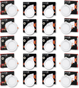 sturlite eco lyf 15w 3 in1 round led downlight - pack of 20 ceiling light ceiling lamp