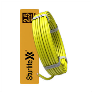 Sturlite PVC 2.5 sq mm Yellow 90