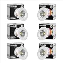 Sturlite Radeon 3W LED Spotlight| 3000K Warm White Color Temperature| 36mm-Cutout &amp; Compact Design Ceiling Ligh| CRI Tech with High Voltage Protection Downlight - Pack of 6