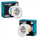 Sturlite Radeon 3W LED Spotlight| Blue Light Color| 36mm-Cutout &amp; Compact Design Ceiling Ligh| CRI Tech with High Voltage Protection Downlight - Pack of 2