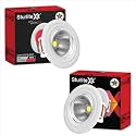 Sturlite Radeon 3W LED Spotlight| Red Light Color| 36mm-Cutout &amp; Compact Design Ceiling Ligh| CRI Tech with High Voltage Protection Downlight - Pack of 2