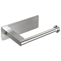 STWWO Toilet Paper Holder, Longer Adhesive Base, Brushed Nickel