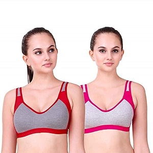 STXXOR Womens Cotton Non-Padded Wire Free Sports