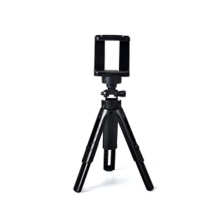 stxxort trripods with mic 360 degree rotation mini tripod support stand for dslr and smartphones - foldable shockproof lightweight bracket for mobile phonesdslrs tripods-s
