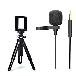 stxxort trripods with mic 360 degree rotation mini tripod support stand for dslr and smartphones - foldable shockproof lightweight bracket for mobile phonesdslrs triipo-mic-l9