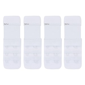 styfun bra hook extender-2 hook 3 eye amp 3 hook 3 eye with extra elastic save your bra increase band length_bra extensions bra extender hook_bra hooks for women_bra hook_bra hook extender combo