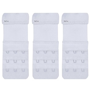 styfun bra hook extender-2 hook 3 eye amp 3 hook 3 eye with extra elastic save your bra increase band length_bra extensions bra extender hook_bra hooks for women_bra hook_bra hook extender combo
