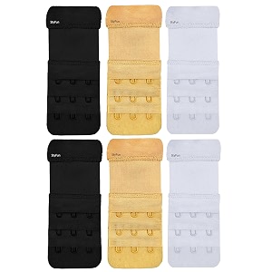 styfun bra hook extender-2 hook 3 eye amp 3 hook 3 eye with extra elastic save your bra increase band length_bra extensions bra extender hook_bra hooks for women_bra hook_bra hook extender combo