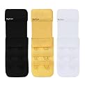 StyFun® Bra Hook Extender-2 Hook 3 Eye &amp; 3 Hook 3 Eye (with Extra Elastic) –Save Your Bra Increase Band Length_Bra Extensions Bra Extender Hook_Bra Hooks for Women_Bra Hook_Bra Hook Extender Combo