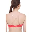 StyFun Presents Women's Bra Straps Transparent Detachable Adjustable Strap for Bras 2 Pair, White FreeSize