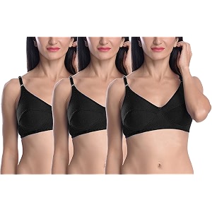 StyFun Women Cotton Bra Non-Wired Bra Non-Padded
