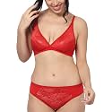 StyFun Women Cotton Bra Panty Set Non-Padded