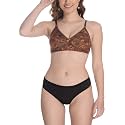 StyFun Women Cotton Bra Panty Set for