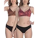 StyFun Women Cotton Bra Panty Set for