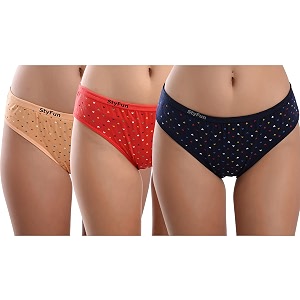 StyFun Women Cotton Hipster Panties for Women
