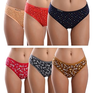 StyFun Women Cotton Hipster Panties for Women