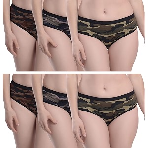 StyFun Women Cotton Lycra Hipster Panties for
