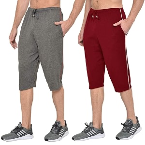 Mens Regular Fit Cotton Three by Fourth