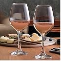 Style Crystal Clear 310 ml Red Wine and White Wine Glasses Perfect for Parties, Gifts,Housewarming,Weddings,Aniversary Set of 2
