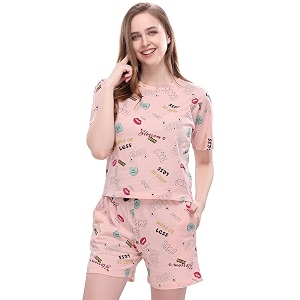 women39s cotton printed night suit set pack of 1
