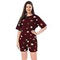 Women's Cotton Printed Night Suit Set Pack of 1