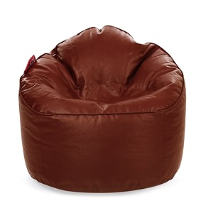 style homez premium leatherette mooda rocker lounger bean bag xxl size tan color cover only