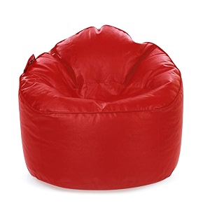 style homez premium leatherette mooda rocker lounger bean bag xxl size red color cover only