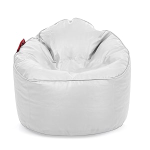 style homez premium leatherette mooda rocker lounger bean bag xxl size elegant white color cover only