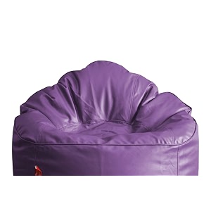 style homez premium leatherette mooda rocker lounger bean bag xxxl size purple color cover only