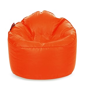 style homez premium leatherette mooda rocker lounger bean bag xxl size orange color cover only