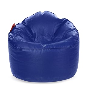 style homez premium leatherette mooda rocker lounger bean bag xxl size royal blue color cover only