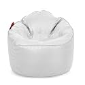 Style Homez Premium Leatherette Mooda Rocker Lounger Bean Bag XXL Size Elegant White Color Cover Only
