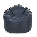 Style Homez Premium Leatherette Mooda Rocker Lounger Bean Bag XXL Size Grey Color Cover Only
