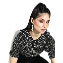 Style Quotient Black White Peter Pan Collar