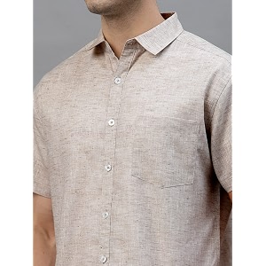 Style Quotient Men Beige Comfort Casual Shirt
