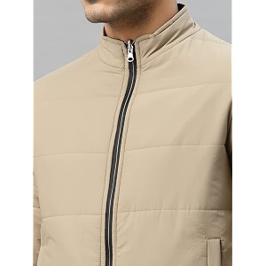 Style Quotient Men Beige Reversible Padded Jacket