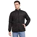 Style Quotient Men Black Lightweight Padded Jacket