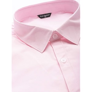 Style Quotient Men Black Solid Casual Regular