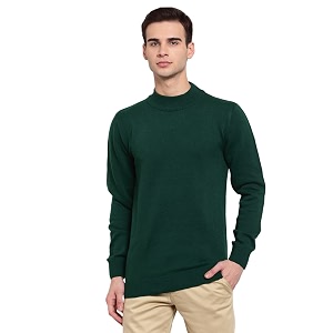style quotient men brown acrylic pullover
