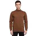 Style Quotient Men Brown Acrylic Pullover