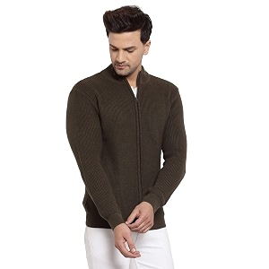 Style Quotient Men Navy Blue Solid