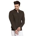 Style Quotient Men Navy Blue Solid