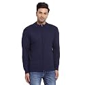 Style Quotient Men Navy Blue Solid